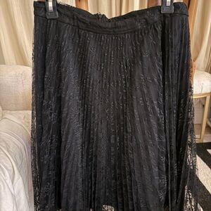 Elegant Black Lace Skirt